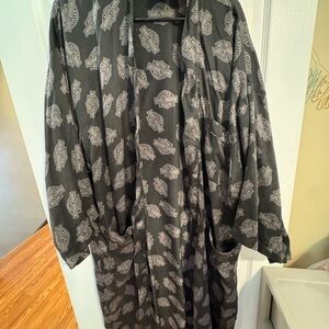 Harley-Davidson Charcoal and Light Gray Lounge Robe